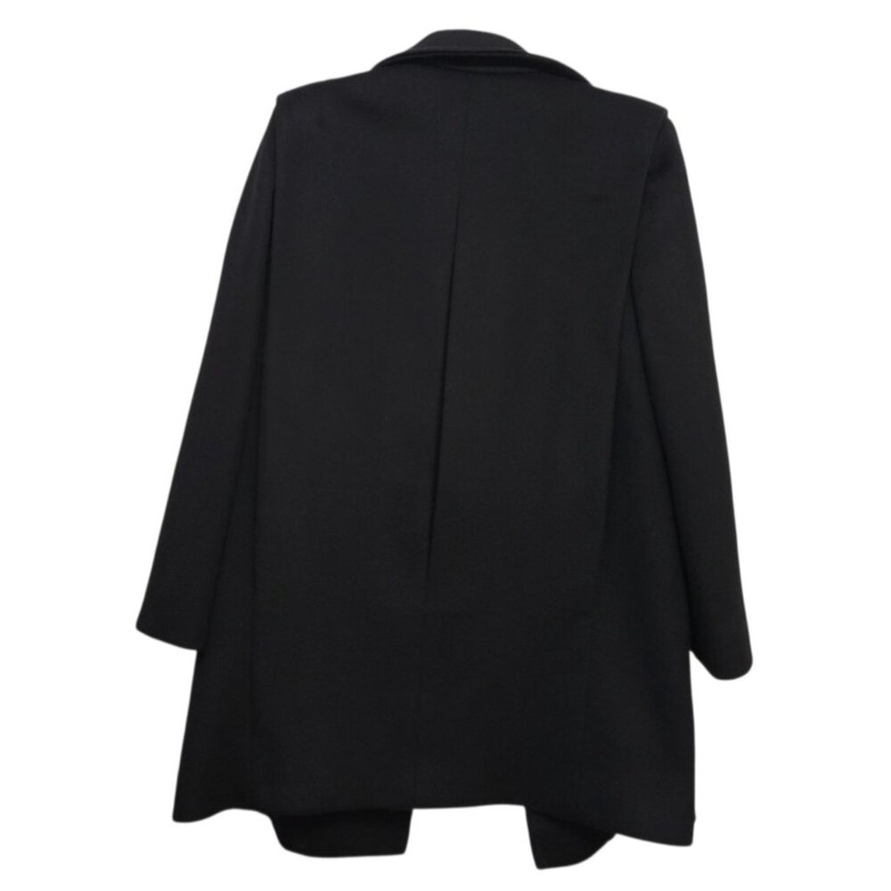 Classic Black Wool Coat for Women - Picture 7 of 12